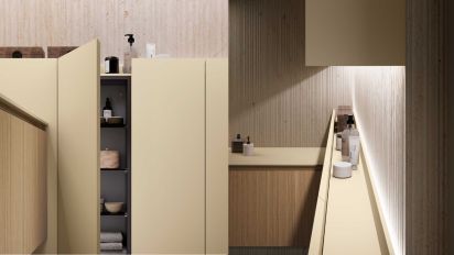 Mobili da Bagno con Maniglia a Gola